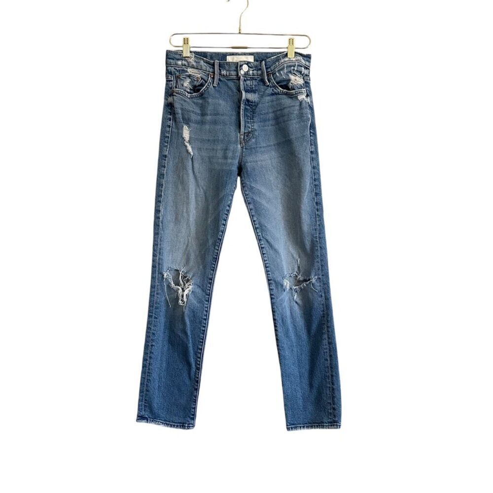 Mother Superior The Trickster Ankle Straight Leg Jeans Women's 26 On Holy Ground